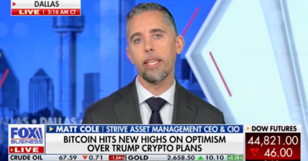 Strive CEO Matt Cole on Mornings with Maria – First Crypto President
